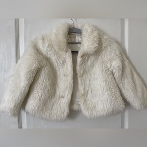 Toddler Faux Fur Formal Jacket